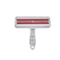 Brosse anti-poils en plastique de type rouleau pour animaux de compagnie, déchirable et lavable, avec raclette pour vêtements