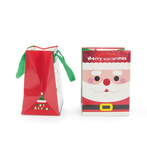 Venta al por mayor de bolsas de papel kraft de estilo clásico con logotipo impreso personalizado superventas embalaje de regalo de Navidad - Product Image 2