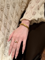 Bracelet classique en or pur 24 carats Aimgal AU999 7,6 mm, bijoux de fiançailles/mariage, certifié NGTC