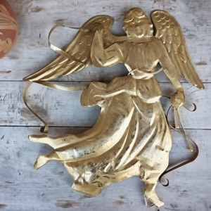 Ángel colgante de Metal de diseñador, adornos navideños, decoración de árbol brillante, decoración festiva para el hogar, adorno de Ángel - Product Image 1