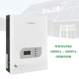 Plug and play 1kw 1500watt 2000 watt 3kva 5kva puro sinuser solare inverter di potenza 24v 48v