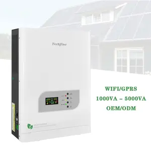 Plug And Play 1kw 1500Watt 2000 Watt 3kva 5kva Pure Sinus Zonne-Energie Omvormer 24V 48V Zonne-Energie