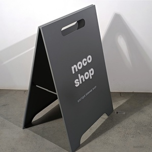 Advertising Shop Front Sign Outdoor <b>Pavement</b> Sandwich <b>Board</b> Street Metal Signs Floor Stand a Frame Sign - Product Image 6