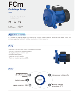 0.25kw 1/3HP nhà máy trực tiếp tự mồi cao áp Ly Tâm Bơm cài đặt thuận tiện và nhanh chóng Bơm ly tâm - Product Image 3