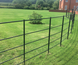 Factory Direct Sale <strong>Galvanised</strong> Traditional Pre-formed Estate Fencing <strong>Railings</strong> for UK Market - Product Image 6