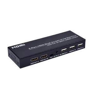 Hk202 2-Port PS/2 KVM chuyển đổi với 4K ATEN hỗ trợ âm thanh & video phụ kiện cáp