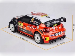 Bộ đồ chơi xe điều khiển từ xa Traction Hobby TH KM Citroen C3 WRC <span class=keywords><strong>1</strong></span>/7 <span class=keywords><strong>Nitro</strong></span> Gas Drift Rally, động cơ xăng, khung gầm nhôm CNC, Red Bull Abu Dhabi - Product Image 3