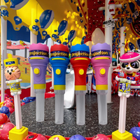 Fabricant de jouets de bonbons Lampe de poche de bonbons de dessin animé en gros Projection colorée dans une boîte Emballage de jouets et de bonbons