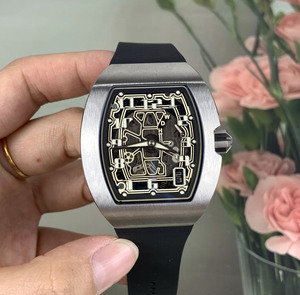 Montre mécanique de luxe de qualité supérieure, étanche, 39 mm, mouvement CRMA6, RM67-01, alliage de titane, squelette, montre RM - Product Image 1