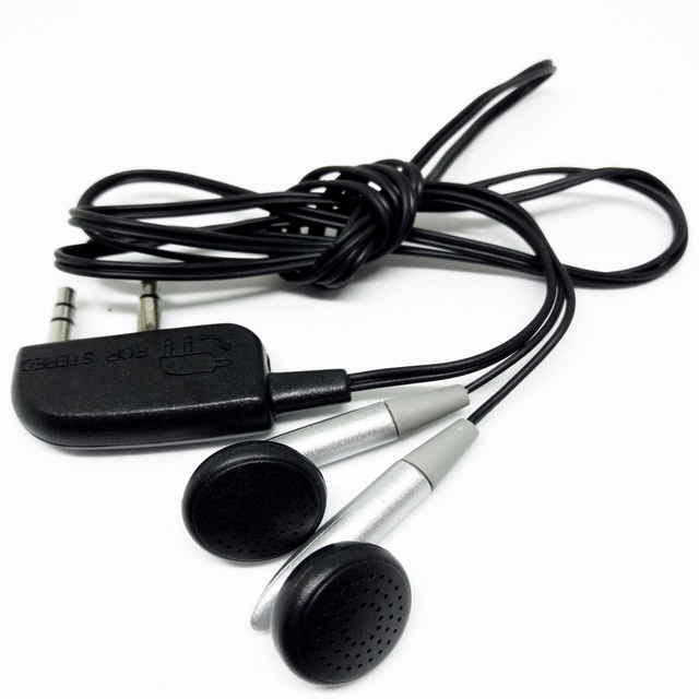 Factory Customized Wired 3.5mm Double Pin Plug Aviation Headphone Competitive Price Disposable Bulk Airline Earphone