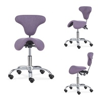 Tabouret dentaire mobile avec dossier, tabouret roulant pour assistant dentaire, chaise de dentiste