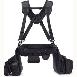 Échantillon gratuit : Ceinture porte-outils 19 poches multi-usages, sac organisateur de travail, porte-outils à lèvre épaisse pour charpentier - Product Image 3