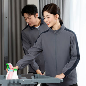 Uniforme <span class=keywords><strong>de</strong></span> ménage hôtelier 2025-49 Automne Hiver à manches longues – Tenue <span class=keywords><strong>de</strong></span> nettoyage professionnelle pour le <span class=keywords><strong>travail</strong></span> quotidien en hôtellerie - Product Image 1