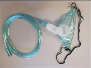 Pasokan pabrik masker tracheostomi sekali pakai 360 ° memutar konektor masker oksigen dengan tabung 7Ft - Product Image 4