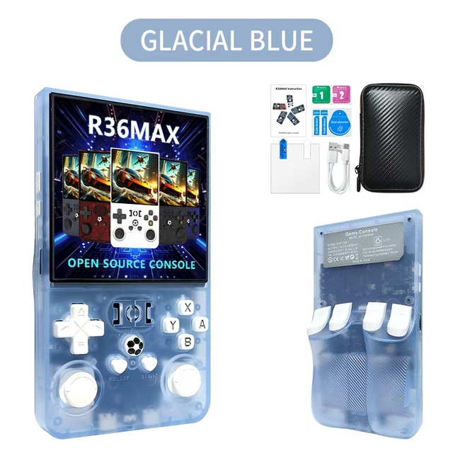 R36 Max Handheld Game Console 4 Inch Screen 64GB 128GB Retro Classic Portable Handheld Video Game Console for PSP R36S Console