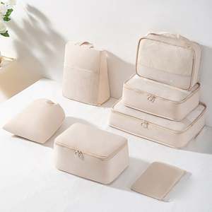 Ensemble de 7 cubes de compression pour valise, cubes de rangement pliables pour voyage, sacs de rangement pour bagages - Product Image 3
