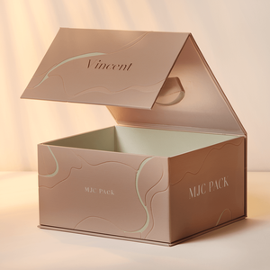 Boîtes en carton rigide magnétiques de luxe, petites, recyclables, pour emballages de vêtements, boîte cadeau avec logo personnalisé - Product Image 1