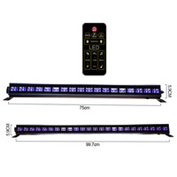 Ideias de produto novo 2022 12 led uv barra de luz preta iluminação de palco profissional