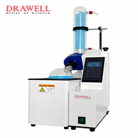 Évaporateur rotatif numérique de laboratoire DW-Mini-50 Drawell 0-310 RPM avec contrôle de vide