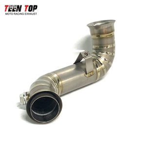 Collecteur d'échappement avant modifié pour moto d'aventure <span class=keywords><strong>KTM</strong></span> 790 ADV <span class=keywords><strong>890</strong></span> ADV, tuyau pour HUSQVARNA Norden 901 <span class=keywords><strong>2019</strong></span>+, tube de liaison en titane - Product Image 5
