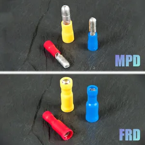 MPD FRD Male Female Insulated Butt Crimp Terminal Disconnect Cable Bullet Disconnector