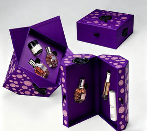 Caja de regalo magnética de cartón para botella de perfume de aceite esencial, forma especial, caja de aceite personalizada de lujo. - Product Image 5