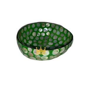 Handmade Double-Sided MOP <b>Coconut</b> Bowls Premium Inlaid <b>Shell</b> Bowls for Jewelry Storage and Home Design - Product Image 1