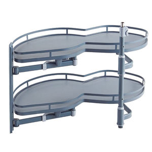 Moderne Luie <span class=keywords><strong>Susan</strong></span> Lagerwerk Hardware Houten Bord Draaitafel Keuken Kruidenrek Groothandel Grijze Schommellade Met Anti-Slip Mat - Product Image 6