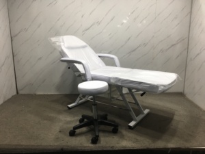 Salon Massage Visage lit Comédie couché <span class=keywords><strong>table</strong></span> de traitement Salon Soins des cheveux lit pliant - Product Image 5