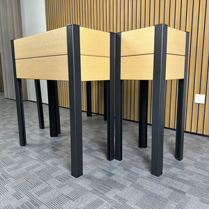 Jardinière surélevée en WPC pour usage domestique, bac à fleurs en acier galvanisé, pot de fleurs, jardinière surélevée pour légumes d'extérieur - Product Image 1