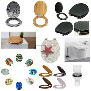 Nouveau couvercle de siège de toilette de forme carrée en mousse UF, taille standard européenne, siège de toilette <span class=keywords><strong>Geberit</strong></span> - Product Image 4