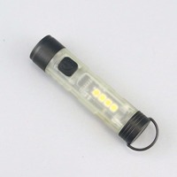 Porte-clés lampe torche LED multifonction en alliage d'aluminium, protection contre les surcharges, fixation magnétique, design ultra-fin, indice de protection IP20