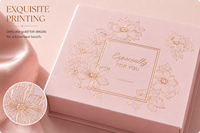 Boîte cadeau rigide à rabat noir enduit, classique, unique et de qualité supérieure, avec finition UV brillante, pour la présentation de montres, de kits de spa de luxe et d'accessoires.