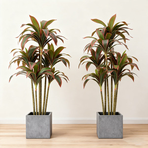 Plante artificielle Dream Castle en bois brésilien 100-200cm, décoration intérieure, bonsaï en pot, verdure - Product Image 3