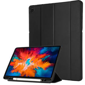 Fundas traseras de cuero a prueba de golpes para Samsung GALAXY Tab <span class=keywords><strong>S6</strong></span> <span class=keywords><strong>Lite</strong></span> <span class=keywords><strong>funda</strong></span> con portalápices - Product Image 1