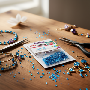 Strass Ilan da 3 mm blu per la creazione di gioielli, confezione da 5 g - Product Image 3