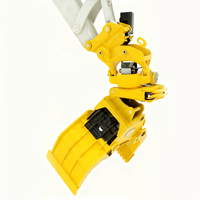 Rotateur hydraulique inclinable pour excavatrice, attache rapide, inclinaison et rotation, 45° °   Rotation à 360 degrés inclinable