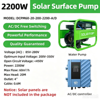 Pompe à eau solaire de surface 3HP pour rivière, haute pression, aux Philippines