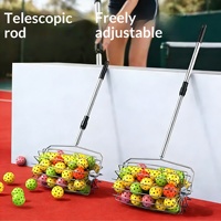 Nouvel outil de ramassage de balles de pickleball rétractable et portable pour un ramassage rapide et facile – Pratique pour ramasser les balles de pickleball
