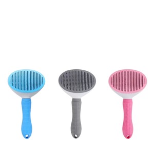 หวีสัตว์เลี้ยงทรงกลมสแตนเลสอเนกประสงค์สำหรับกรูมมิ่งสุนัขแมว - Product Image 5