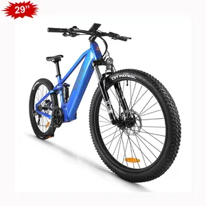 2021 Hot Sale BaFang 48V 500w Mid Motor 29 Inch 9 Speed Mountain Ebike Electric Bicycle Moped Mountain Bike Ebike