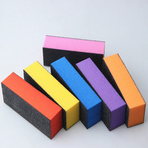 사용자 정의 로고 다른 색상 일회용 4 면 네일 버퍼 블록 - Product Image 4