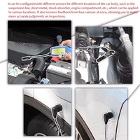 Analyseur de moteur VAT200, détecteur d'alarme automobile, détection de bruit de voiture, stéthoscope électronique avec connectivité USB
