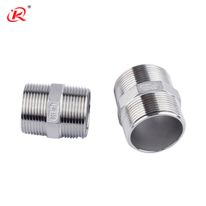 KQ thép không gỉ 304 316 NPT/bspt đôi nam ren ống lắp Giảm/bằng ống thủy lực hệ thống ống nước Hex núm vú - Product Image 3