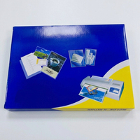 Pochettes de plastification thermique PET brillantes double face format A4 pour photos, 80 microns, 125 microns, 200 microns, 250 microns, 100 pièces