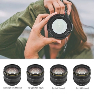 KamLan-lente de enfoque Manual de gran apertura para cámara, 50mm, F1.1 II, APS-C, sin Espejo, para <span class=keywords><strong>Canon</strong></span>, Sony, Fuji - Product Image 6