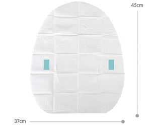 Cubierta <span class=keywords><strong>de</strong></span> papel desechable para asiento <span class=keywords><strong>de</strong></span> inodoro, cubierta <span class=keywords><strong>de</strong></span> asiento <span class=keywords><strong>de</strong></span> inodoro esterilizada, higiénica, impermeable, 1 paquete <span class=keywords><strong>de</strong></span> 10 Uds. - Product Image 2