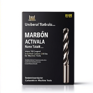 Foret universel en carbure, revêtement Nano TiAlN, forets en carbure 3xD pour machines-outils - Product Image 2