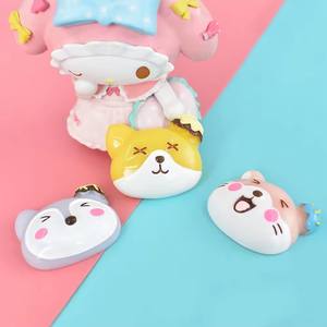 Bonitos abalorios de resina de dibujos animados con cabujón plano de animales para DIY, accesorios de joyería Diy, decoración de cuaderno marcado - Product Image 4