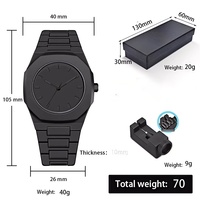 Jam Tangan Quartz Anti Air Model Bisnis Pria Asia Tenggara Terlaris 2026 dengan Kotak Jam Tangan Pria